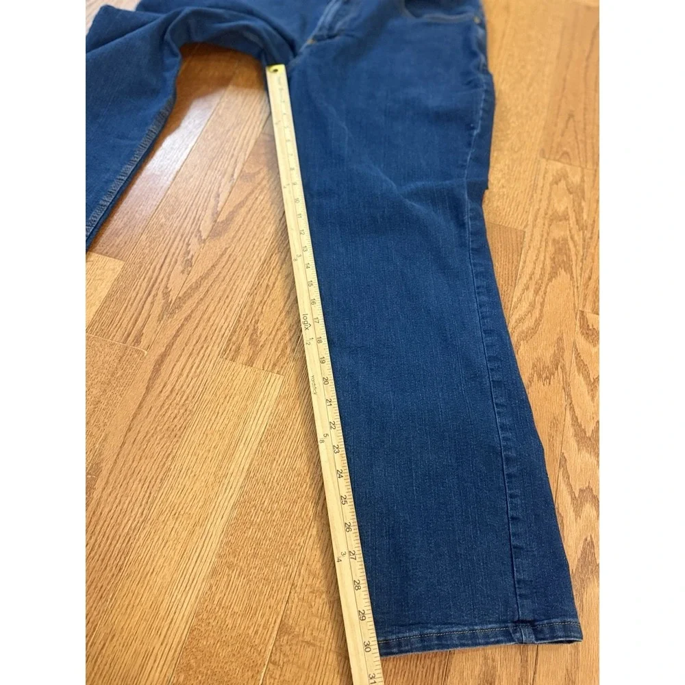 Origin USA Jeans Mens 36x32(30) Blue Delta 68 Legit Fit Slim Straight Stretch